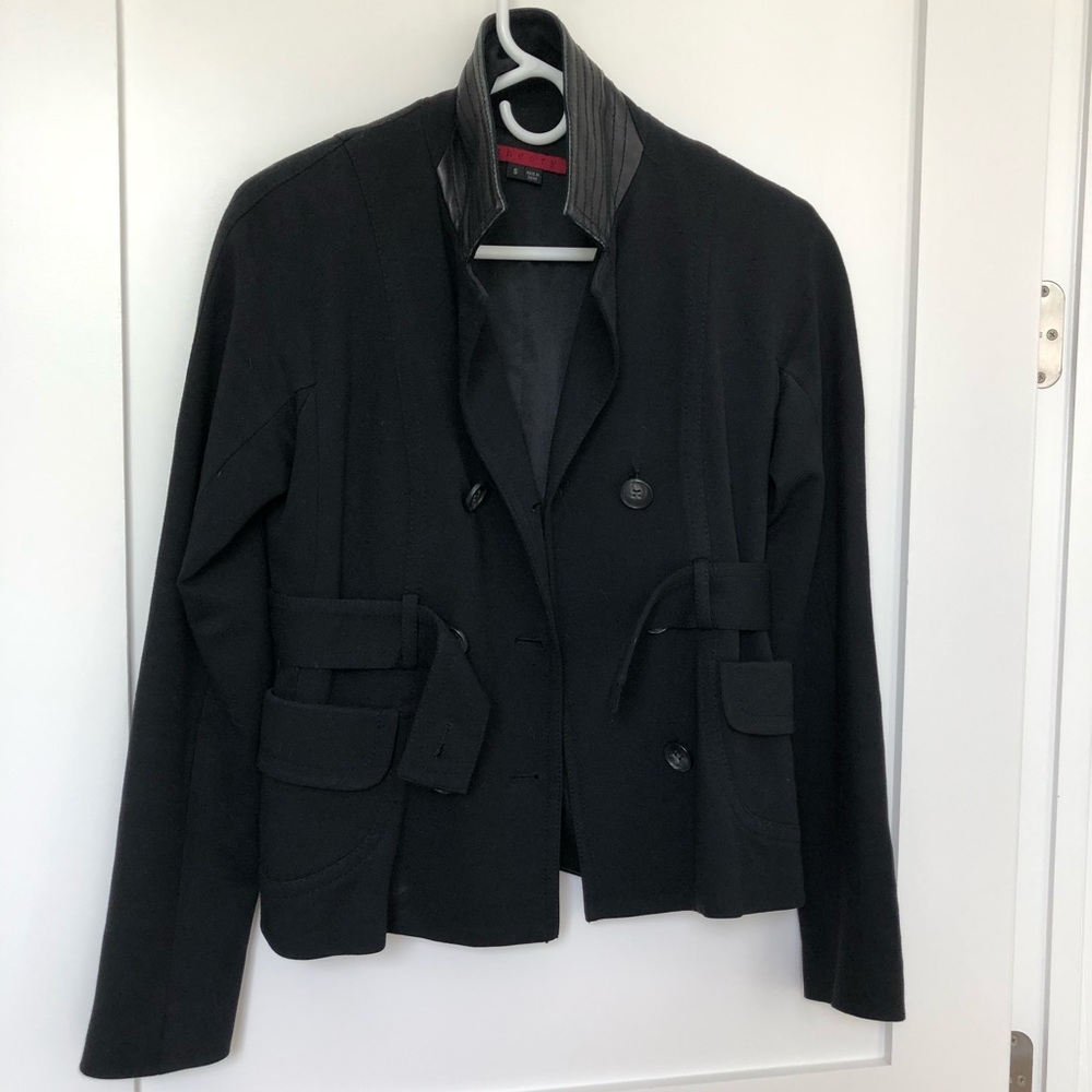 Theory black coat small